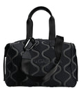 Resmi galeri görüntüleyiciye yükleyin, Dolce & Gabbana Black Neoprene Logo Sport Gym Duffel Shoulder Bag
