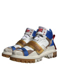 Bild in Galerie-Betrachter laden, Dolce & Gabbana Multicolor Leather Trekking Sneakers Boots Shoes
