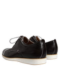 Bild in Galerie-Betrachter laden, Pollini Black White Leather Lace Up Men Dress Formal Shoes
