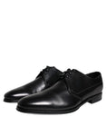 Bild in Galerie-Betrachter laden, Dolce & Gabbana Black Leather Derby Formal Dress Shoes
