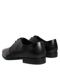 Bild in Galerie-Betrachter laden, Dolce & Gabbana Black Leather Derby Formal Dress Shoes
