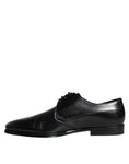 Bild in Galerie-Betrachter laden, Dolce & Gabbana Black Leather Derby Formal Dress Shoes
