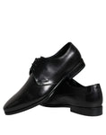 Bild in Galerie-Betrachter laden, Dolce & Gabbana Black Leather Derby Formal Dress Shoes
