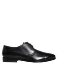 Bild in Galerie-Betrachter laden, Dolce & Gabbana Black Leather Derby Formal Dress Shoes
