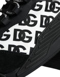 Load image into Gallery viewer, Dolce & Gabbana Black Logo Lace Up Low Top NS1 Sneakers Shoes
