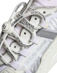 Bild in Galerie-Betrachter laden, Dolce & Gabbana White Lace Up Low Top NS1 Sneakers Shoes
