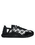 Bild in Galerie-Betrachter laden, Dolce & Gabbana Black Logo Lace Up Low Top NS1 Sneakers Shoes
