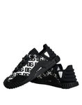 Bild in Galerie-Betrachter laden, Dolce & Gabbana Black Logo Lace Up Low Top NS1 Sneakers Shoes
