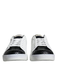 Bild in Galerie-Betrachter laden, Dolce & Gabbana White Leather Logo Portofino Sneaker Shoes
