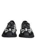 Load image into Gallery viewer, Dolce & Gabbana Black Logo Lace Up Low Top NS1 Sneakers Shoes
