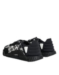 Load image into Gallery viewer, Dolce & Gabbana Black Logo Lace Up Low Top NS1 Sneakers Shoes
