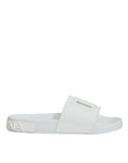 Load image into Gallery viewer, Dolce & Gabbana White Rubber Slides Sandals Beachwear Shoes
