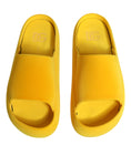 Load image into Gallery viewer, Dolce & Gabbana Yellow Rubber Slides Sandals Beachwear Shoes
