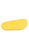 Load image into Gallery viewer, Dolce & Gabbana Yellow Rubber Slides Sandals Beachwear Shoes
