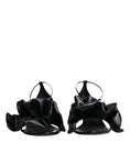 Load image into Gallery viewer, Dolce & Gabbana Black Leather Ankle Strap Heel Sandals Shoes
