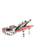 Bild in Galerie-Betrachter laden, Dolce & Gabbana Multicolor Crystal Heels Slingback Shoes
