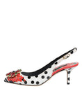 Bild in Galerie-Betrachter laden, Dolce & Gabbana Multicolor Crystal Heels Slingback Shoes
