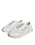 Bild in Galerie-Betrachter laden, Dolce & Gabbana White Lace NS1 Low Top Sneaker Sports Shoes
