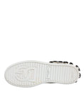 Bild in Galerie-Betrachter laden, Dolce & Gabbana White Crystal Portofino Low Top Sneaker Shoes
