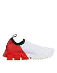 Bild in Galerie-Betrachter laden, Dolce & Gabbana White Red Low Top Sorrento Men Sneakers Shoes
