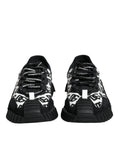 Bild in Galerie-Betrachter laden, Dolce & Gabbana Black Logo Lace Up Low Top NS1 Sneakers Shoes
