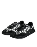 Bild in Galerie-Betrachter laden, Dolce & Gabbana Black Logo Lace Up Low Top NS1 Sneakers Shoes
