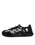 Bild in Galerie-Betrachter laden, Dolce & Gabbana Black Logo Lace Up Low Top NS1 Sneakers Shoes
