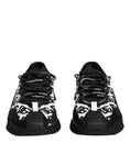 Bild in Galerie-Betrachter laden, Dolce & Gabbana Black Logo Lace Up Low Top NS1 Sneakers Shoes
