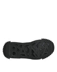 Bild in Galerie-Betrachter laden, Dolce & Gabbana Black Logo Lace Up Low Top NS1 Sneakers Shoes
