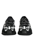 Bild in Galerie-Betrachter laden, Dolce & Gabbana Black Logo Lace Up Low Top NS1 Sneakers Shoes
