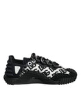 Bild in Galerie-Betrachter laden, Dolce & Gabbana Black Logo Lace Up Low Top NS1 Sneakers Shoes
