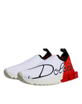 Bild in Galerie-Betrachter laden, Dolce & Gabbana White Red Low Top Sorrento Men Sneakers Shoes
