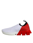 Bild in Galerie-Betrachter laden, Dolce & Gabbana White Red Low Top Sorrento Men Sneakers Shoes
