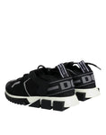 Bild in Galerie-Betrachter laden, Dolce & Gabbana Black Mesh Sorrento Trekking Sneakers Shoes
