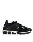 Bild in Galerie-Betrachter laden, Dolce & Gabbana Black Mesh Sorrento Trekking Sneakers Shoes
