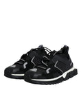 Bild in Galerie-Betrachter laden, Dolce & Gabbana Black Mesh Sorrento Trekking Sneakers Shoes
