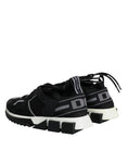 Bild in Galerie-Betrachter laden, Dolce & Gabbana Black Mesh Sorrento Trekking Sneakers Shoes
