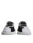 Bild in Galerie-Betrachter laden, Dolce & Gabbana White Black Low Top NS1 Sneakers Shoes
