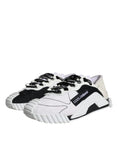 Bild in Galerie-Betrachter laden, Dolce & Gabbana White Black Low Top NS1 Sneakers Shoes
