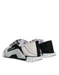 Bild in Galerie-Betrachter laden, Dolce & Gabbana White Black Low Top NS1 Sneakers Shoes
