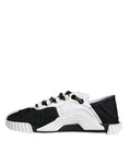 Bild in Galerie-Betrachter laden, Dolce & Gabbana White Black Low Top NS1 Sneakers Shoes
