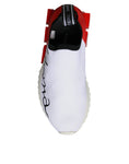 Bild in Galerie-Betrachter laden, Dolce & Gabbana White Red Low Top Sorrento Men Sneakers Shoes
