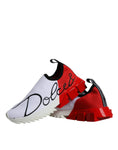 Bild in Galerie-Betrachter laden, Dolce & Gabbana White Red Low Top Sorrento Men Sneakers Shoes
