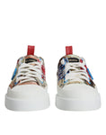 Bild in Galerie-Betrachter laden, Dolce & Gabbana Multicolor Patchwork Low Top Sneakers Shoes
