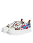 Bild in Galerie-Betrachter laden, Dolce & Gabbana Multicolor Patchwork Low Top Sneakers Shoes
