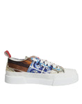 Bild in Galerie-Betrachter laden, Dolce & Gabbana Multicolor Patchwork Low Top Sneakers Shoes
