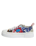 Bild in Galerie-Betrachter laden, Dolce & Gabbana Multicolor Patchwork Low Top Sneakers Shoes
