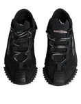 Bild in Galerie-Betrachter laden, Dolce & Gabbana Black Nylon Low Top NS1 Sneakers Shoes
