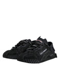 Bild in Galerie-Betrachter laden, Dolce & Gabbana Black Nylon Low Top NS1 Sneakers Shoes
