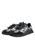 Bild in Galerie-Betrachter laden, Dolce & Gabbana Black Logo Lace Up Low Top NS1 Sneakers Shoes
